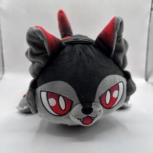 Aphmau Aaron Wolf Cat 12" Mystery MeeMeow Plush Red Black Large Streamer